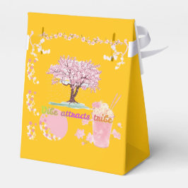 Vibe Attracts Tribe orange Geschenkschachtel