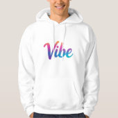 Vibe Bold Rainbow Gradient Script T-Shirt – Trendy Hoodie (Vorderseite)