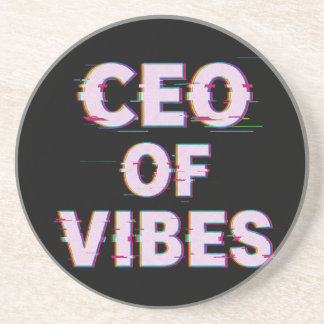 VIBE CEO PROTOCOL - Reality Glitch (Instant Aura U Getränkeuntersetzer