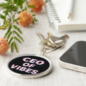 VIBE CEO PROTOCOL - Reality Glitch (Instant Aura U Schlüsselanhänger (Seite)