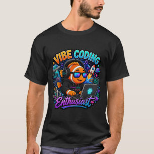 Vibe Coding Clownfisch Kawaii Aufkleber – Clown T-Shirt
