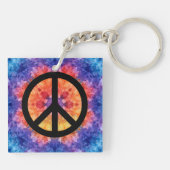 Vibe der 60er Jahre Schlüsselanhänger (Rückseite)