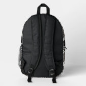 Vibe Grid Bedruckter Rucksack (Rückseite)