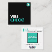 VIBE KARO QUADRATISCHE VISITENKARTE (Vorne/Hinten)