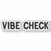 Vibe Karo Sticker (Vorderseite)