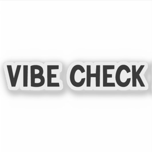 Vibe Karo Sticker (Vorderseite)
