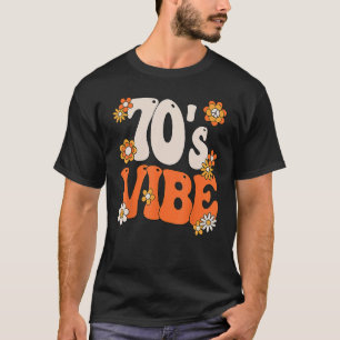 Vibe Kostüm 70er Party Outfit Groovy Hippie P T-Shirt