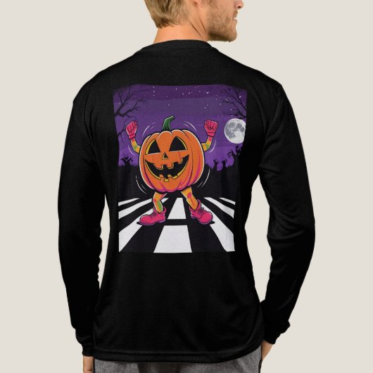 Vibe me Jack-o-lantern Langschläfer Tshirt (Rückseite)