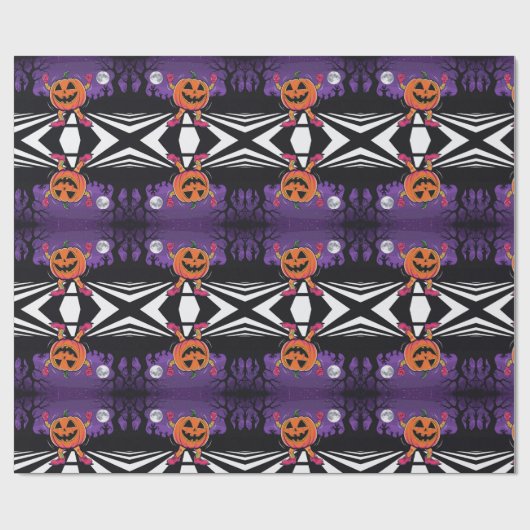 Vibe me Jack-o-lantern Langschläfer Tshirt Geschenkpapier (Flach)