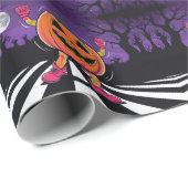 Vibe me Jack-o-lantern Langschläfer Tshirt Geschenkpapier (Rolleneckpunkt)