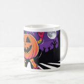 Vibe me Jack-o-lantern Langschläfer Tshirt Kaffeetasse (VorderseiteRechts)