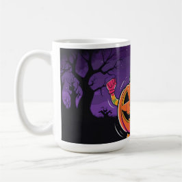 Vibe me Jack-o-lantern Langschläfer Tshirt Kaffeetasse
