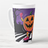 Vibe me Jack-o-lantern Langschläfer Tshirt Milchtasse (Linke Ecke)
