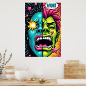 VIBE! Pop Art Schrei Poster (Küche)