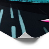 VIBE! Pop Art Scream Poster (Ecke)