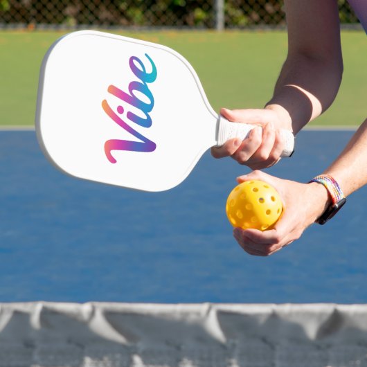 Vibe Rainbow Script Pickleball-Schläger – Pickleball Schläger (InSitu)