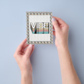 Vibe Retro Ästhetik Moderne Mood Typografie Flyer (Gruppe)