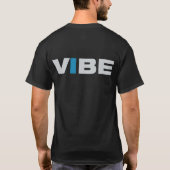 VIBE (schwarzes) T-Shirt - Front+Rückseite (Rückseite)