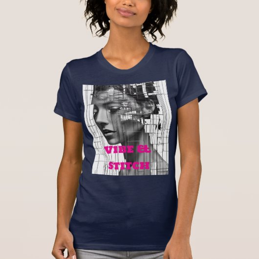 Vibe & Stitch T-Shirt (Vorderseite)