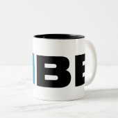 VIBE (weiß) Tasse (VorderseiteRechts)