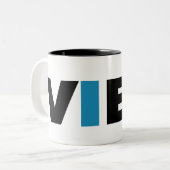 VIBE (weiß) Tasse (Vorderseite Links)