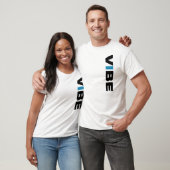 VIBE (weißes) T-Shirt (Unisex)