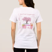 Vibe zieht Stamm an Tri-Blend Shirt (Rückseite)