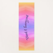 Vibed & Energized Yoga Mat Yogamatte (Vorderseite)