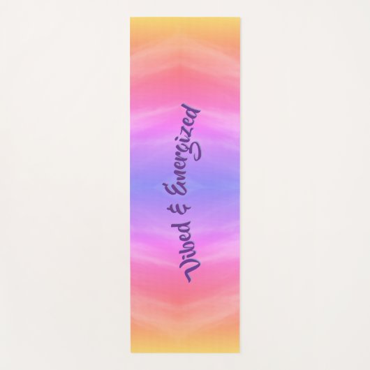Vibed & Energized Yoga Mat Yogamatte (Vorderseite)