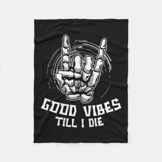 Vibes bis ich Die Fleecedecke (Vorderseite)