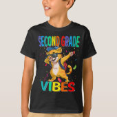 Vibes Cat Back to School T - Shirt (Vorderseite)