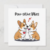 Vibes Corgis in Liebe (Rückseite)