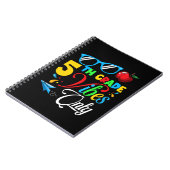 Vibes der 5. Klasse nur zurück zur Schule Niedlich Notizblock (Linke Seite)