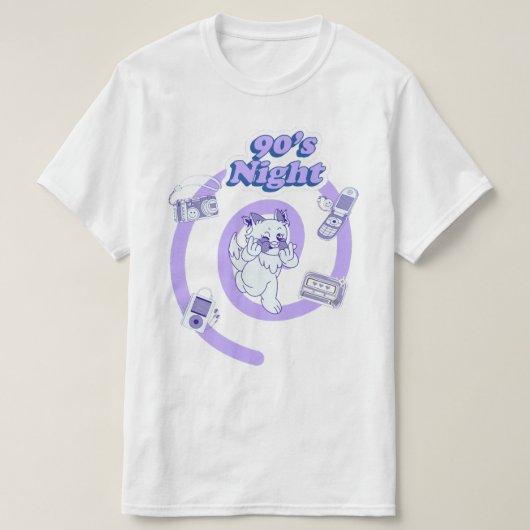 Vibes der 90er T-Shirt (Design vorne)