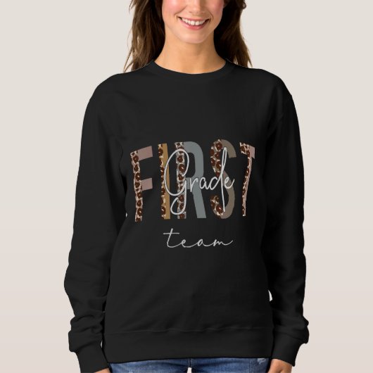 Vibes der ersten Klasse Zurück zur Schule Sweatshirt (Vorderseite)