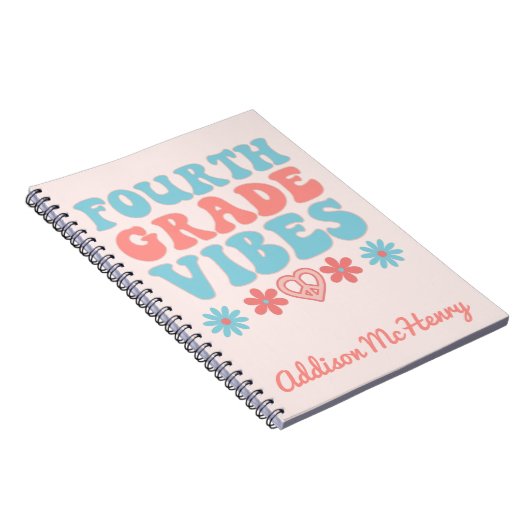 Vibes der vierten Klasse - Rückkehr zum SchulNoteb Notizblock (Rechte Seite)