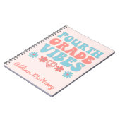 Vibes der vierten Klasse - Rückkehr zum SchulNoteb Notizblock (Linke Seite)