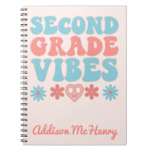 Vibes der zweiten Klasse - Rückkehr in die Schule Notizblock (Vorderseite)