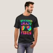 Vibes First Day 2. Klasse Kinder Back T T-Shirt (Vorne ganz)