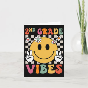 Vibes Girls Retro Smile Teacher Team Sec Karte