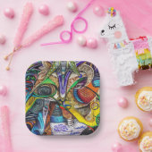 Vibes - Graffiti Art Pappteller (Party)