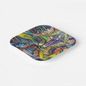 Vibes - Graffiti Art Pappteller (Gewinkelt)