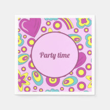 Vibes Lila Color Summer Pattern der 70er Jahre