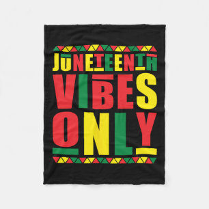 Vibes only Melanin Black Men Women Kids Boy Girls Fleecedecke