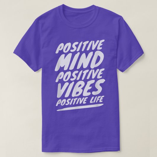 Vibes Positive Mindset Motivation Mindfulness Quot T-Shirt (Design vorne)