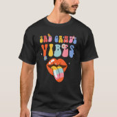Vibes Retro Groovy Zurück in die Schule T-Shirt (Vorderseite)