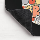 Vibes Retro Teachers Kids Back Mousepad (Ecke)