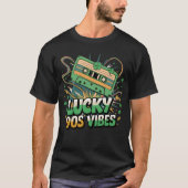 Vibes Saint Patrick's Day 2025 Retro T-Shirt (Vorderseite)