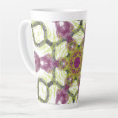 Vibes Tasse | Lebhafte tropische Abstrakte Kunst (Linke Ecke)