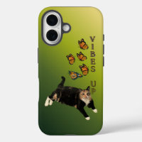 VIBES UP - Dreifarbige Katze & Monarchfalter